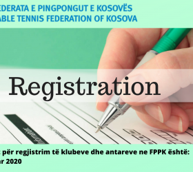 Afati për regjistrim të klubeve dhe antarëve në FPPK