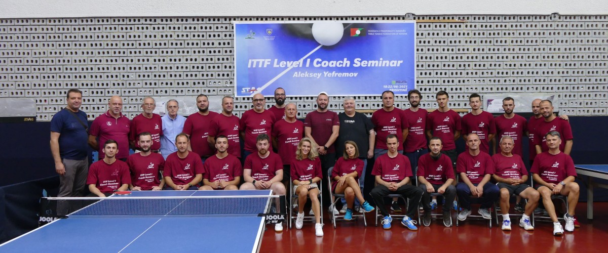 Përfundoj seminari për trajner ITTF-PTT Level 1 Course
