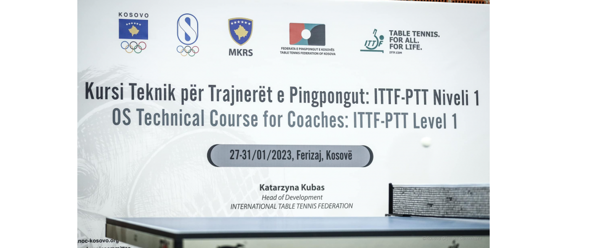Filloi seminari për trajner të pingpongut “ITTF Level 1”