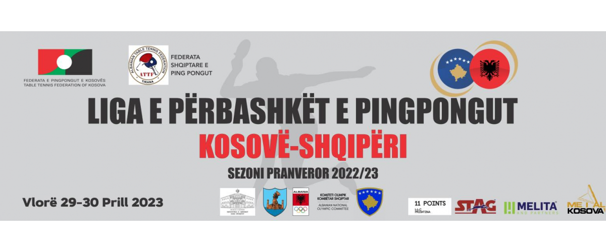 Organizohet sezoni pranveror 2022/23 i ligës së përbashkët Kosovë Shqipëri në pingpong
