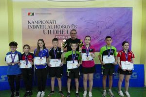 Mbahet Kampionati Individual i Pingpongut për grup-moshat U11 dhe U15