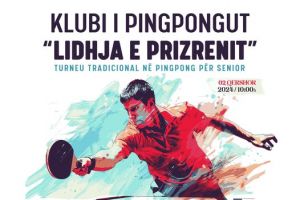 Organizohet turneu tradicional në pingpong për seniorë 