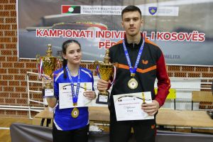 Fatih Karabaxhaku dhe Shega Hashani kampion të kampionatit individual të Kosovës për U21