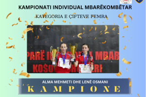 Kreshniku dhe Fatihu kampion të Çifteve Meshkuj, ndërsa Alma dhe Lena kampione të Çifteve Femra në Kampionatin Individual Kosovë - Shqipëri