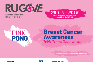 FPPK organizon turneun PINK PONG Breast Cancer Awareness