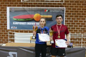 Kreshnik Mahmuti dhe Alma Mehmeti kampion në Kampionatin Individual për U21