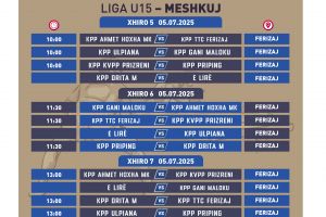 Zhvillohet java e fundit e ligës së meshkujve U15