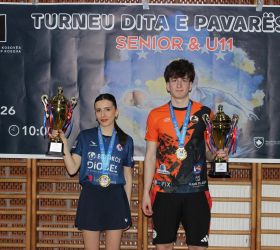 Andis Qeku dhe Lenë Osmani e nisin vitin 2026 me fitore, sikur edhe Zana Bllaca dhe Arijon Krasniqi për U11