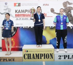 Shega Hashani dhe Fatih Karabaxhaku kampionë të rinj për seniorë